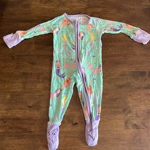 Little Sleepies Mermaid Magic bamboo footie